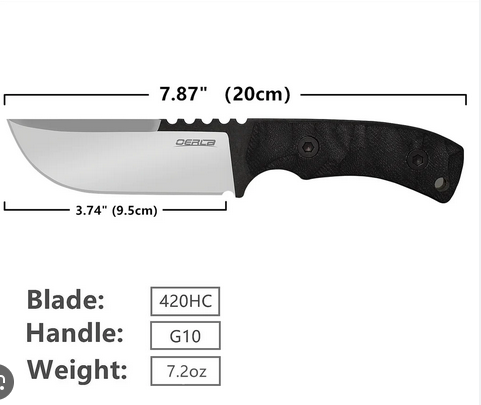 چاقو کمری مدل OERLA DB-0016
